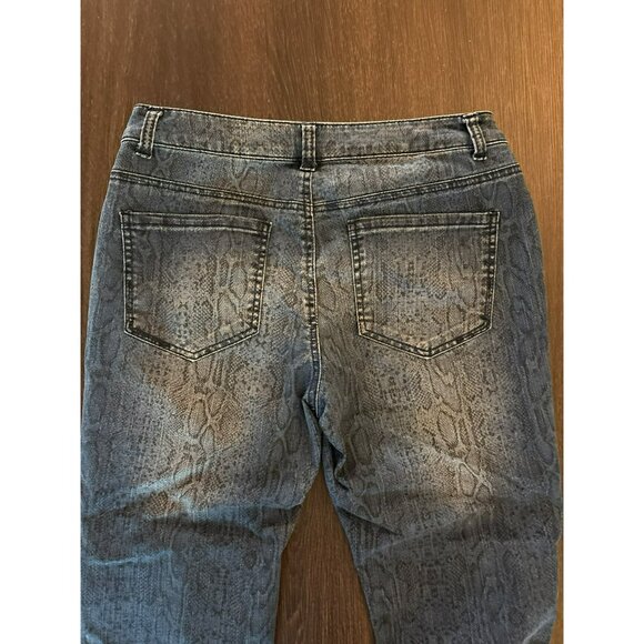 Liverpool Abby Skinny Snake Print Jeans Size 10/30 - Picture 7 of 10